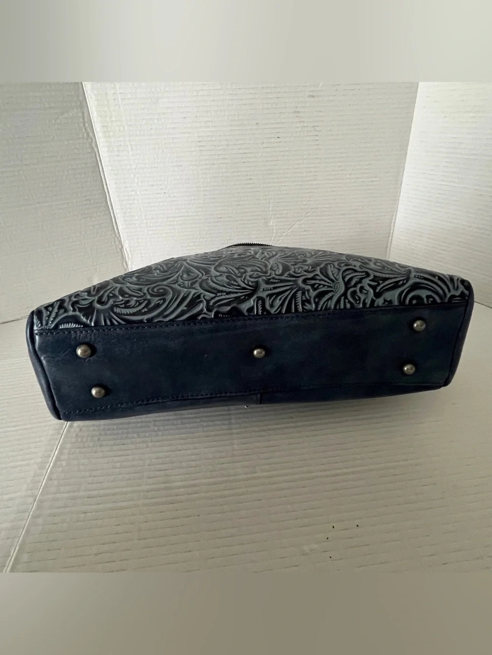 Patricia Nash tooled leather tote bag
